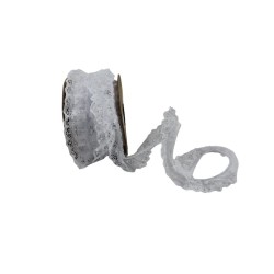 ENCAJE PLIZADO 4.5CM BLANCO