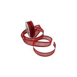 ORGANZA SATIN LUREX 5 ORO/ROJO