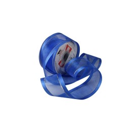 ORGANZA SATÍN NUM 9 ORO/AZUL REY