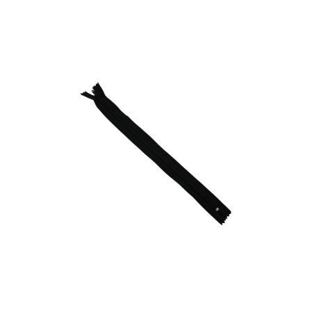 CIERRE DE PLASTICO 25CMS NEGRO