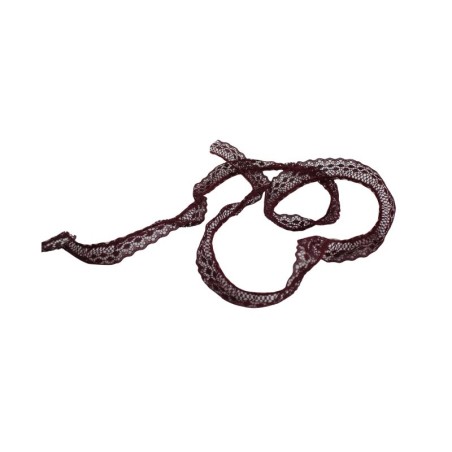 ENCAJE PLIZADO 2.5CM GUINDA