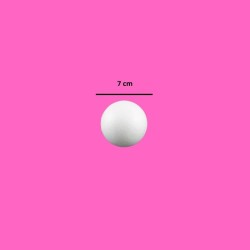 BOLA DE UNICEL 7 CM