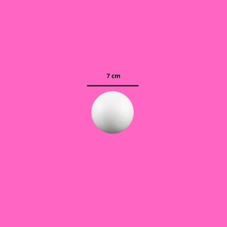 BOLA DE UNICEL 7 CM