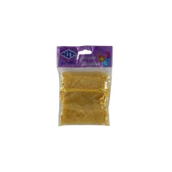 BOLSITA DE ORGANZA 3 X 4 DORADA