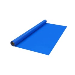 METRO DE MANTEL DE PLÁSTICO AZUL REY