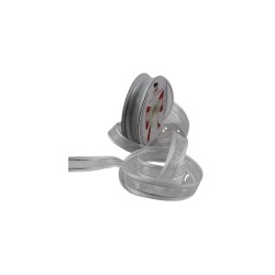 ORGANZA SATIN LUREX 3 PLATA/BLANCO
