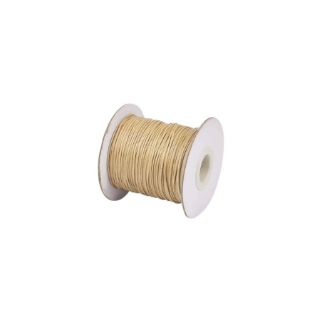 CORDÓN ENCERADO 1MM BEIGE