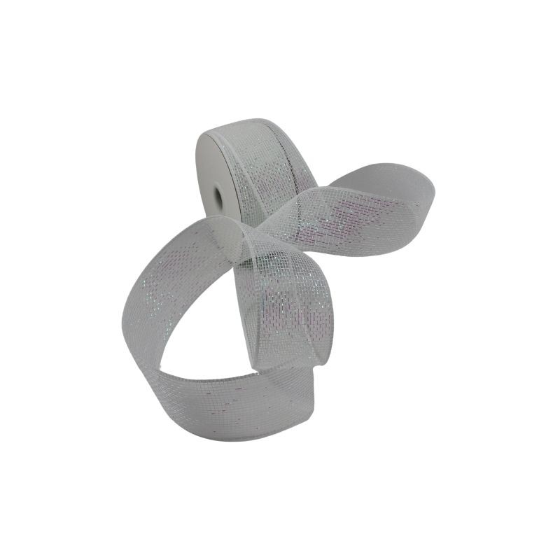 LISTÓN MALLA 2.5 METÁLICO BLANCO