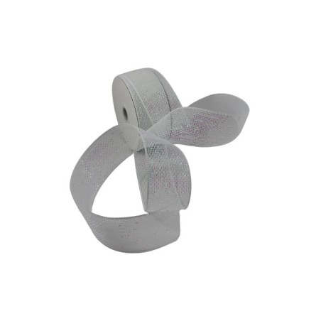 LISTÓN MALLA 2.5 METÁLICO BLANCO
