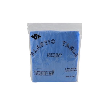 FALDILLA PARA MESA AZUL REY
