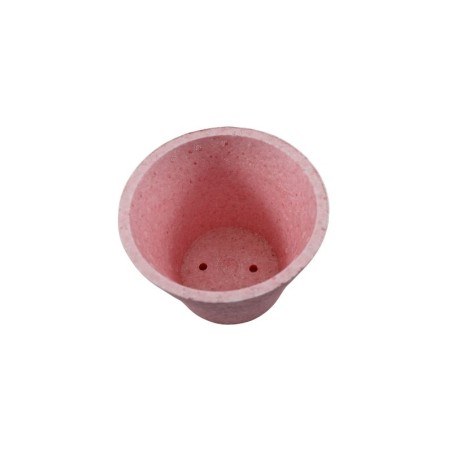 MACETA DE UNICEL ROSA 13X17CM
