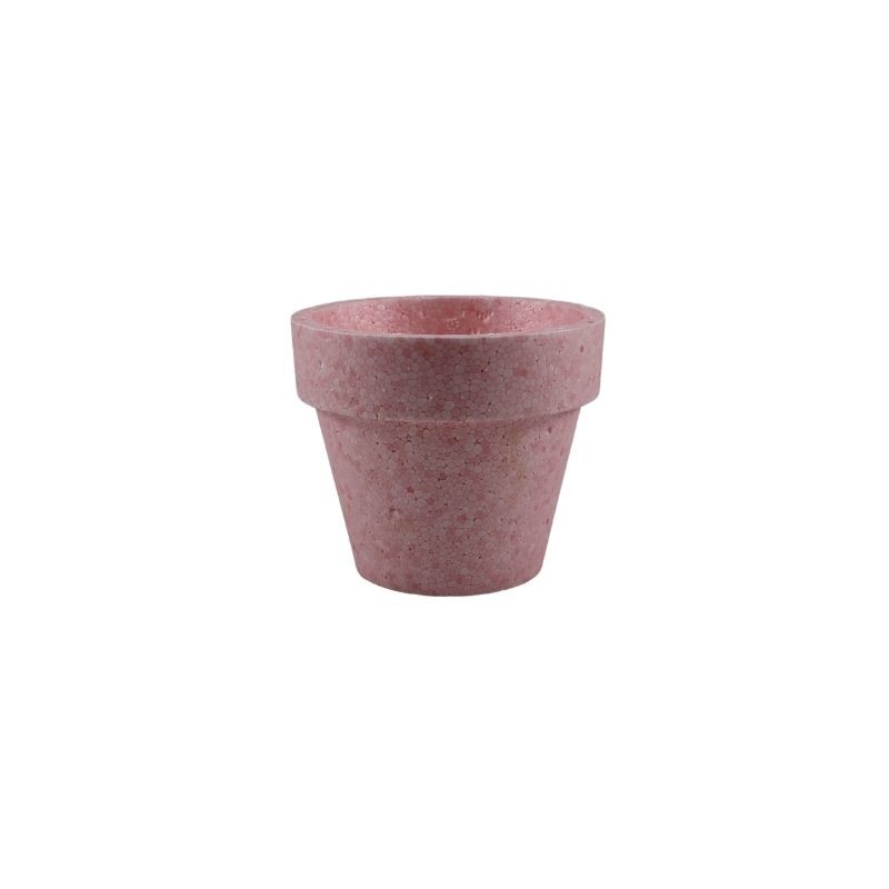 MACETA DE UNICEL ROSA 10X11.5CM