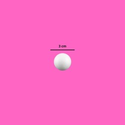 BOLA DE UNICEL 3 CM