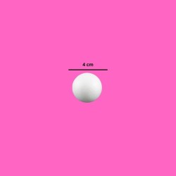 BOLA DE UNICEL 4 CM