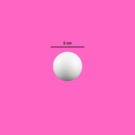 BOLA DE UNICEL 5 CM