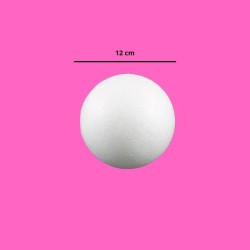 BOLA DE UNICEL 12 CM