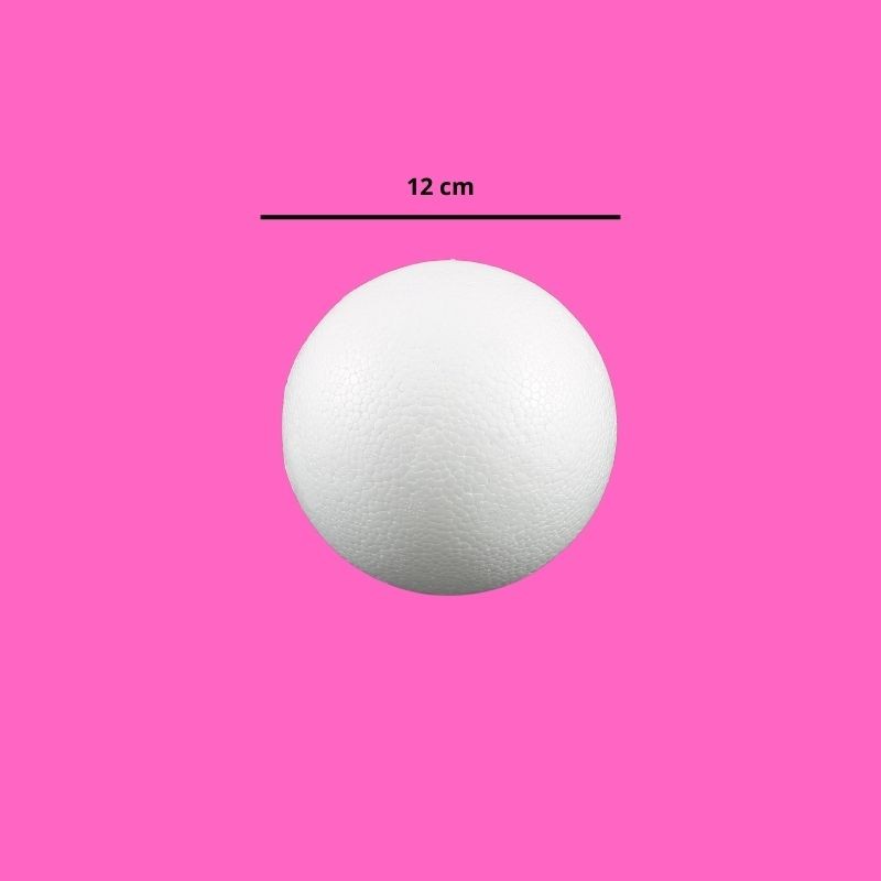 BOLA DE UNICEL 12 CM