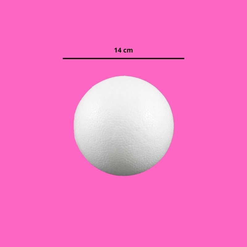 BOLA DE UNICEL 14 CM