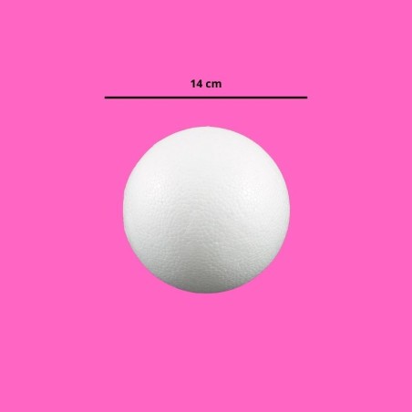 BOLA DE UNICEL 14 CM