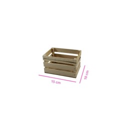 HUACAL DE MADERA 10X15CM