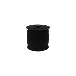 TIRA DE GAMUZA FINA NEGRA