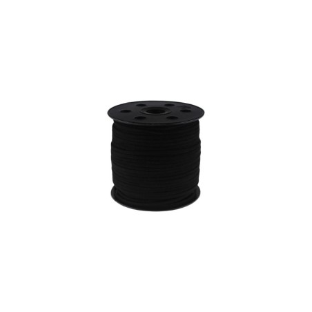 TIRA DE GAMUZA FINA NEGRA