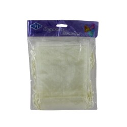 BOLSITA DE ORGANZA DE 5 X 6.5 BEIGE
