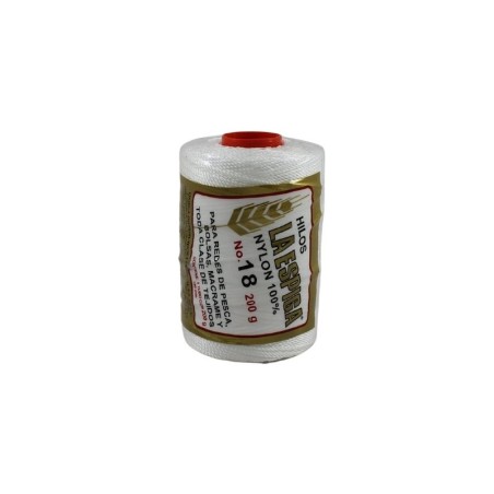 HILO NYLON NUM 18 BLANCO