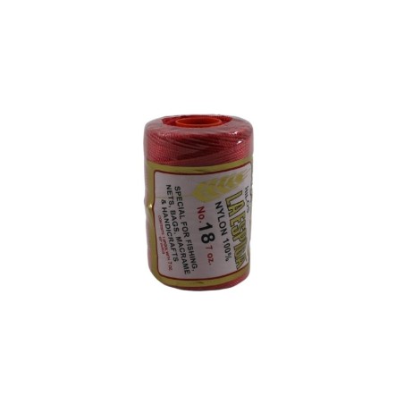 HILO NYLON NUM 18 ROJO