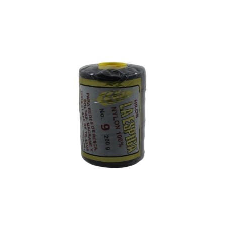 HILO NYLON NUM 9 NEGRO
