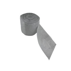 MALLA DIAMANTE PLATA