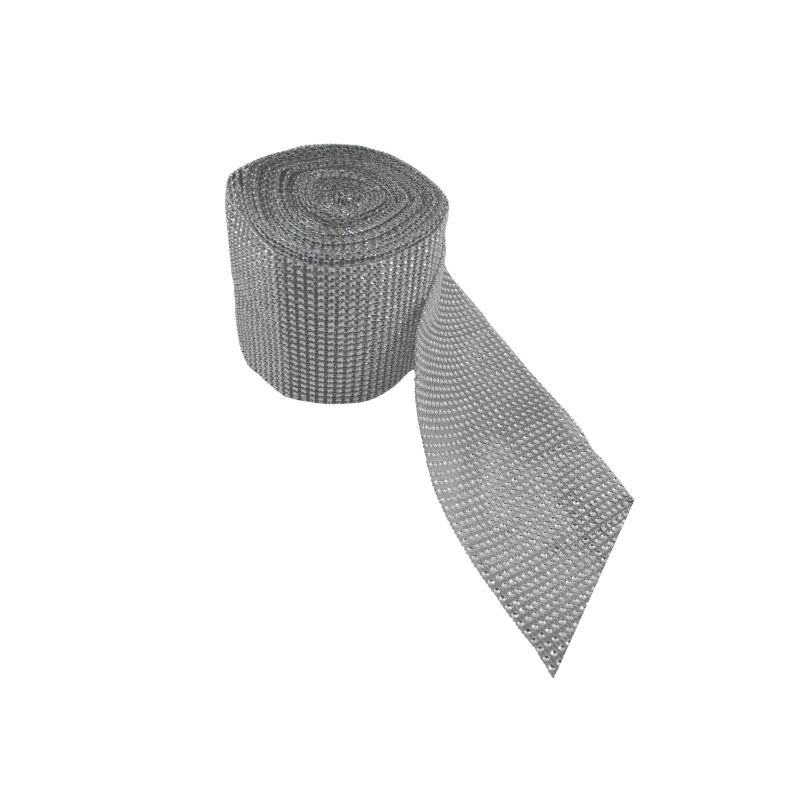 MALLA DIAMANTE PLATA