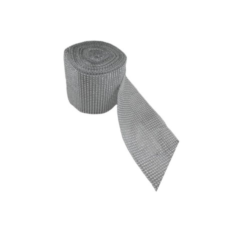MALLA DIAMANTE PLATA