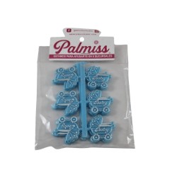 CARREOLA PLANA AZUL/PLATA