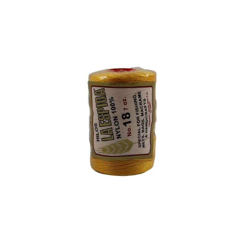 HILO NYLON NUM 18 AMARILLO