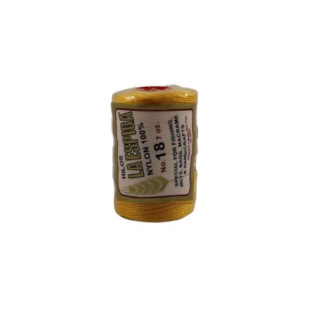 HILO NYLON NUM 18 AMARILLO