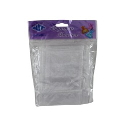 BOLSITA DE ORGANZA DE 5 X 6.5 BLANCO
