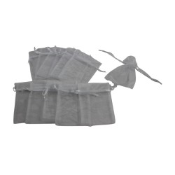 BOLSITA DE ORGANZA DE 5 X 6.5 BLANCO
