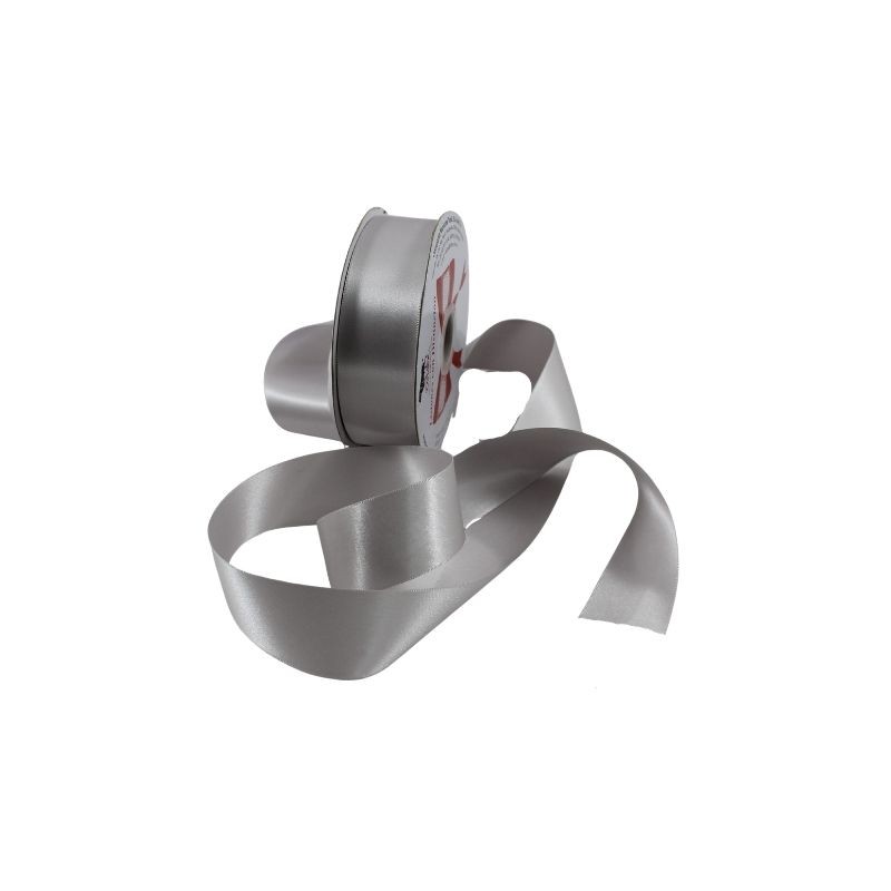 LISTÓN SATÍN NUM 9 GRIS PLATA PREMIUM