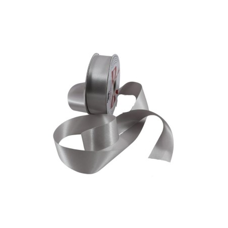 LISTÓN SATÍN NUM 9 GRIS PLATA PREMIUM