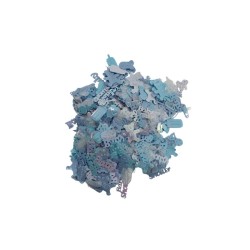 CONFETTI BABY SHOWER AZUL