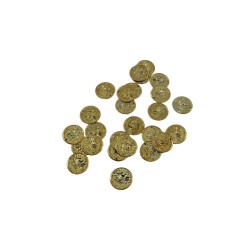MONEDA 17MM DORADA