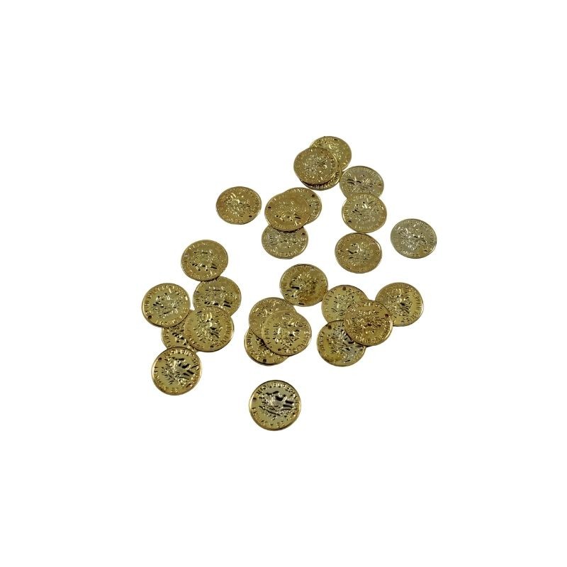 MONEDA 17MM DORADA
