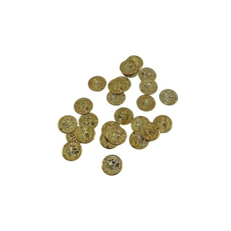 MONEDA 17MM DORADA