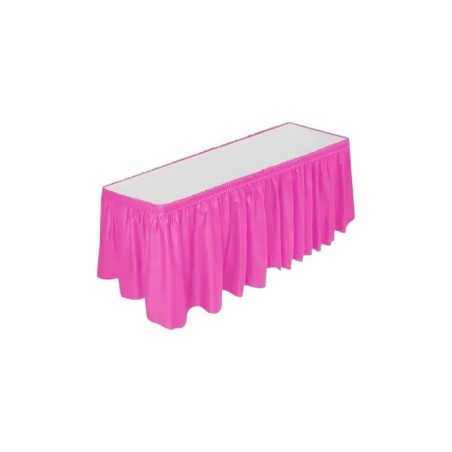 FALDILLA PARA MESA FUCSIA