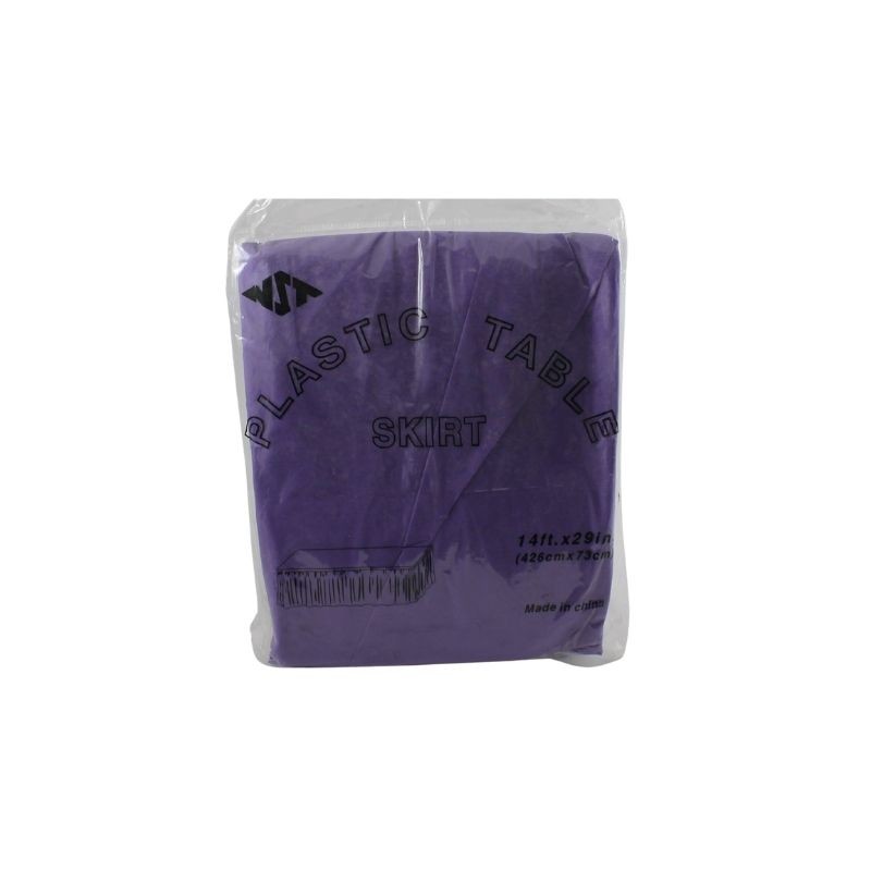 FALDILLA PARA MESA MORADA