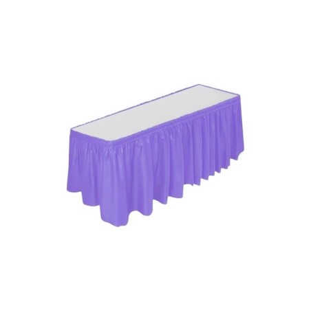 FALDILLA PARA MESA MORADA