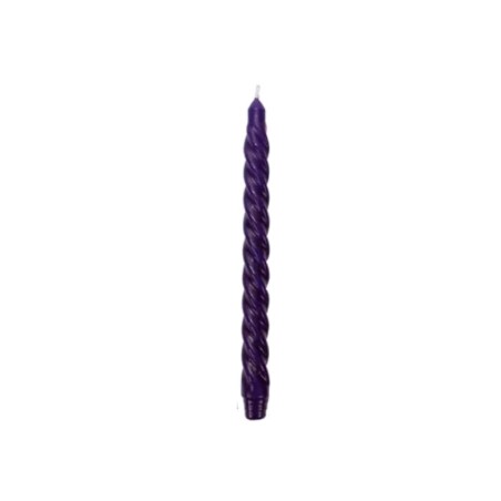 VELA ESPIRAL MORADA