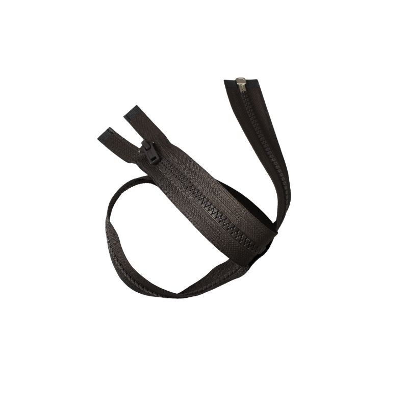 CIERRE PARA CHAMARRA 60CM GRIS FUERTE
