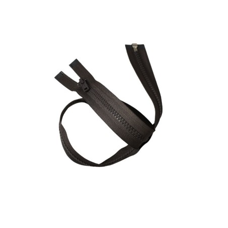 CIERRE PARA CHAMARRA 60CM GRIS FUERTE